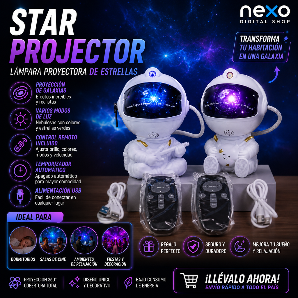 PROYECTOR ASTRONAUTA